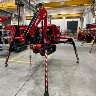 Portable Crane Set-up Location