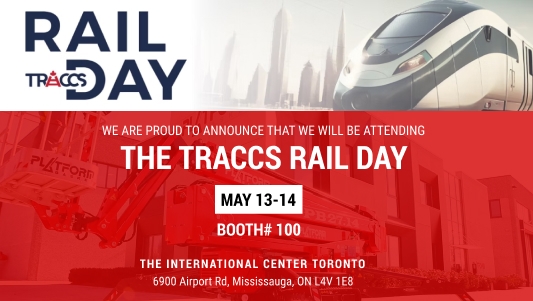 Platform Basket attending the  TRACCS RAIL DAY at the International Center Toronto